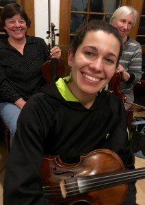 Annika, with Deborah and Jan